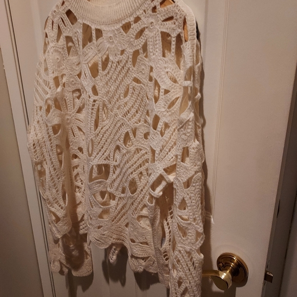 Johnny Was Cream Knit Sweater - Picture 7 of 7